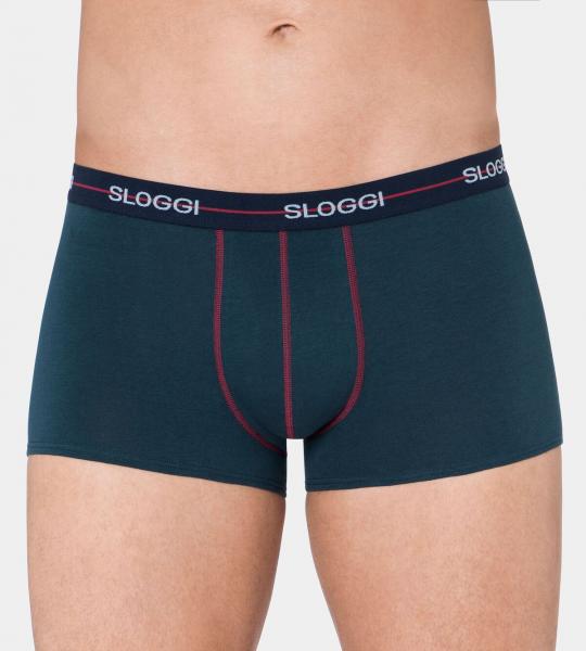 Boxer Hipster uomo sloggi cotone elasticizzato ( gruppo 2 pezzi )